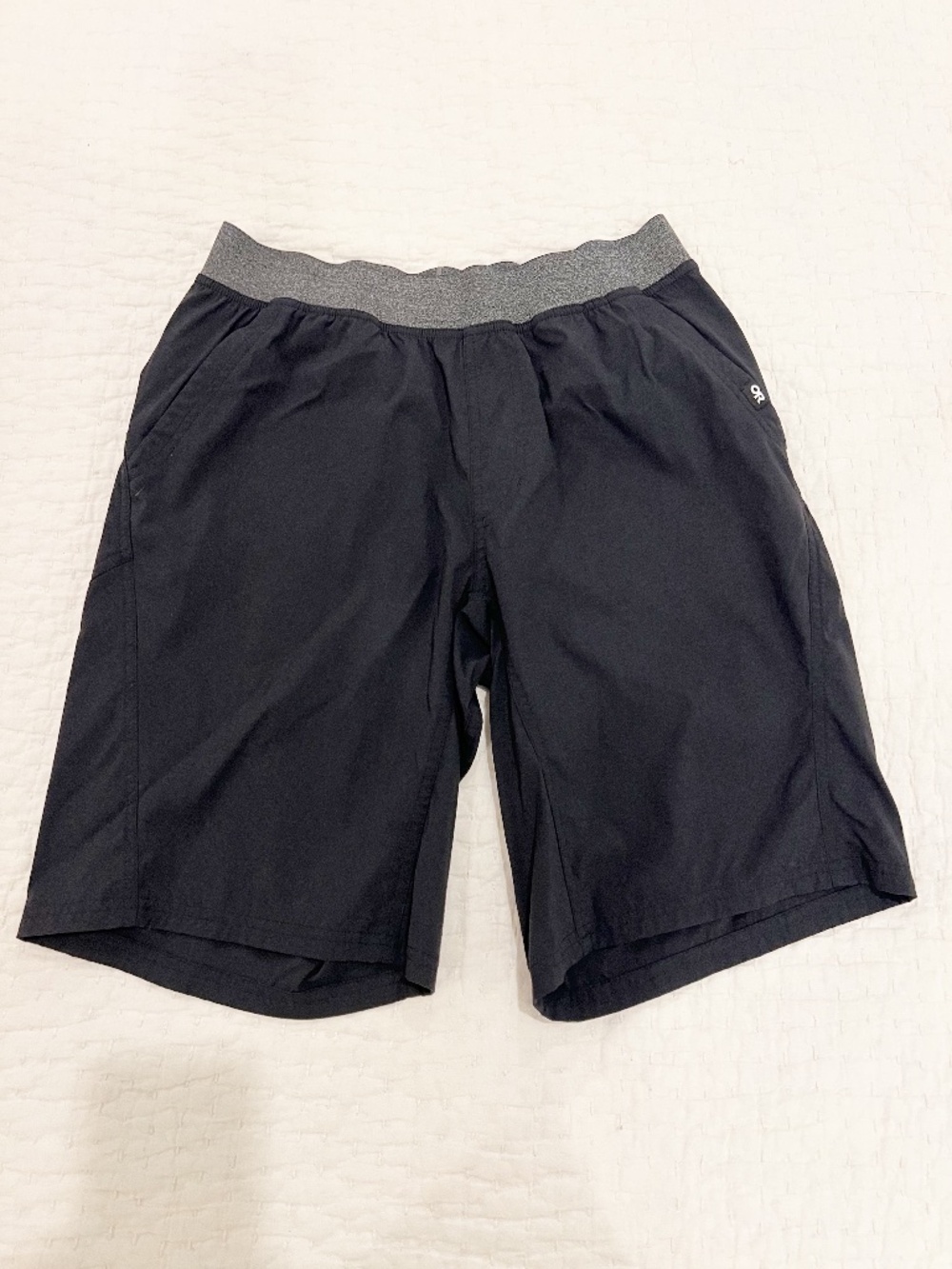 Outdoor Research Zendo Shorts Mens Medium Black Hiking Climbing UPF Quick Dry